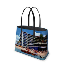 将图片加载到图库查看器,Hawaii Oahu Honolulu The Reef Hotel On the Beach at Waikiki Tote