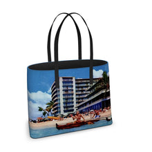 将图片加载到图库查看器,Hawaii Oahu Honolulu The Reef Hotel On the Beach at Waikiki Tote