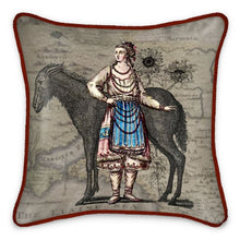 Load image into Gallery viewer, Europe Ukraine Ingrienne Silk Pillow
