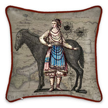 Load image into Gallery viewer, Europe Ukraine Ingrienne Silk Pillow
