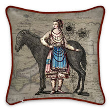 将图片加载到图库查看器,Europe Ukraine Ingrienne Silk Pillow