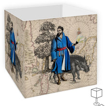 将图片加载到图库查看器,Asia Traditional Japanese Ryukyu Islander/Boar Lamp Shade