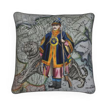 将图片加载到图库查看器,Asia Traditional Chinese Infantryman/Tiger Luxury Pillow