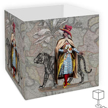 将图片加载到图库查看器,Asia Traditional Upper Class Arab Man/Persian Tiger Lamp Shade