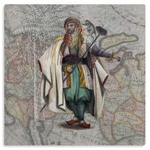 Load image into Gallery viewer, Asia Traditional Lebanese Man/Monkey Metal Print
