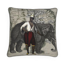 将图片加载到图库查看器,Asia Traditional Thai-Siamese Man/Elephant Luxury Pillow