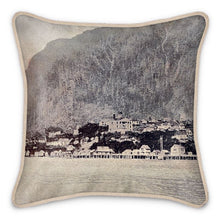 Load image into Gallery viewer, Alaska Juneau Territorial Waterfront Silk Pillow