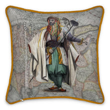 将图片加载到图库查看器,Asia Traditional Lebanese Man/Monkey Silk Pillow