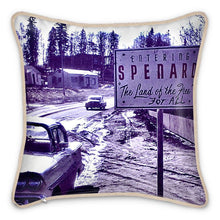 Load image into Gallery viewer, Alaska Anchorage Spenard Land of the Free for All Silk Pillow