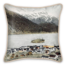Charger l'image dans la galerie, Alaska Douglas Channel View 1905 Silk Pillow