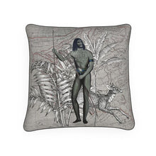 将图片加载到图库查看器,Oceania Traditional New Guinea Tattoo Black Aboriginal from Princess Marianne/Deer Luxury Pillow