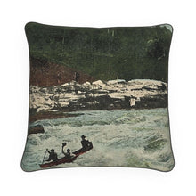 将图片加载到图库查看器,Yukon Whitehorse Rapids Canoe 1913 Luxury Pillow