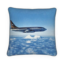 Load image into Gallery viewer, Alaska Mt. McKinley/Denali Wien Air Boeing 737 Luxury Pillow