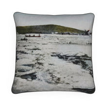 Load image into Gallery viewer, Alaska Fairbanks Navigating Under Difficulties 1910 Luxury Pillow

