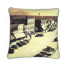 Load image into Gallery viewer, Alaska Anchorage Fourth Avenue Water Tower Luxury Pillow