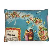 将图片加载到图库查看器,Hawaii Aloha State Map Luxury Pillow