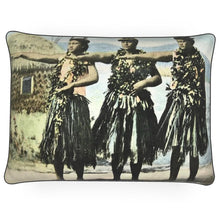 Load image into Gallery viewer, Hawaii Hula Dancers 1910 Luxury Pillow
