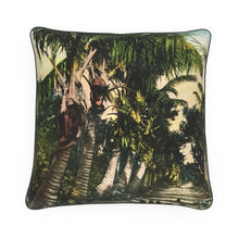 Load image into Gallery viewer, Hawaii Coconut Tree Lined Lane Hawaii Coconut Tree Lined Lane Luxury Pillow
