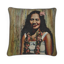 Load image into Gallery viewer, Hawaii Native Woman Luxury Pillow
