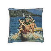 Load image into Gallery viewer, Hawaii Oahu Honolulu Outrigger Hotels Luxury Pillow
