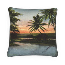 将图片加载到图库查看器,Hawaii Hilo Cocanut Lagoon Territorial Luxury Pillow