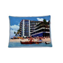 Load image into Gallery viewer, Hawaii Oahu Honolulu The Reef Hotel On the Beach at Waikiki Dog Bed
