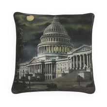 Load image into Gallery viewer, Washington DC Capitol Moon Luxury Pillow
