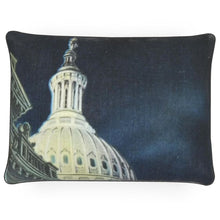 Load image into Gallery viewer, Washington DC Night US Capitol Detail Luxury Pillow
