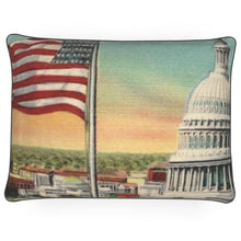 Cargar imagen en el visor de la galería, Washington DC New View of National Capitol Luxury Pillow
