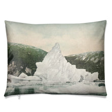 Load image into Gallery viewer, Alaska Juneau Taku Glacier Iceberg Luxury Pillow
