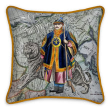 Charger l&#39;image dans la galerie, Asia Traditional Chinese Infantryman/Asian Tiger Silk Pillow
