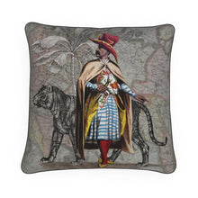 Load image into Gallery viewer, Asia Traditional Upper Class Arab Man/Persian Tiger Luxury Pillow
