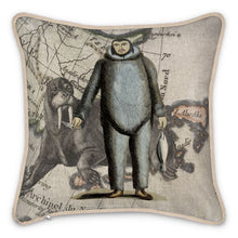 Load image into Gallery viewer, Arctic Traditional First Nations-Alaska Native/Walrus Silk Pillow

