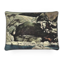 Load image into Gallery viewer, Alaska Juneau Mendenhall Glacier Ice Cave Luxury Pillow
