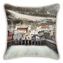 Load image into Gallery viewer, Alaska Douglas Waterfront Silk Pillow
