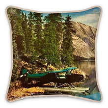 Indlæs billede til gallerivisning Alaska Kenai Float Plane 1961 Silk Pillow

