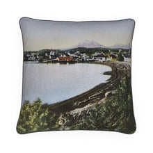 Cargar imagen en el visor de la galería, Alaska Sitka from the Mission Building Luxury Pillow

