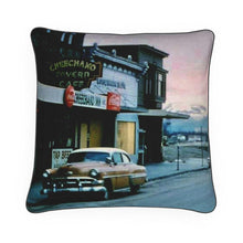 Load image into Gallery viewer, Alaska Anchorage Cheekako Tavern 1960s Luxury Pillow
