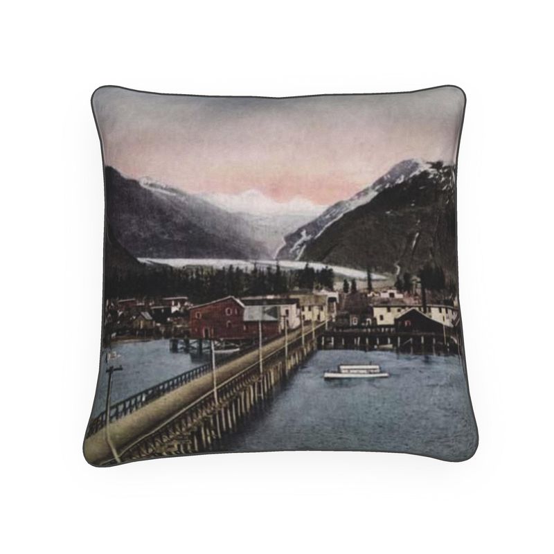 Alaska Valdez showing Valdez Glacier Luxury Pillow