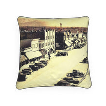 Load image into Gallery viewer, Alaska Anchorage Fourth Avenue Water Tower Luxury Pillow
