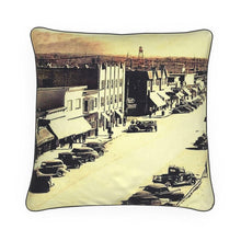 Load image into Gallery viewer, Alaska Anchorage Fourth Avenue Water Tower Luxury Pillow
