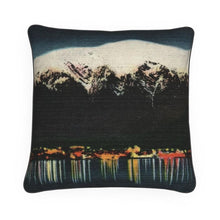 Load image into Gallery viewer, Alaska Juneau Territorial Evening Luxury Pillow
