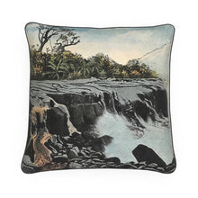 Load image into Gallery viewer, Hawaii Vintage Lava Flow Luxury Pillow
