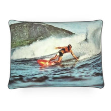 Cargar imagen en el visor de la galería, Hawaii Oahu Honolulu Diamond Head Surfer Hawaii Oahu Honolulu Diamond Head Surfer Luxury Pillow
