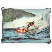 Load image into Gallery viewer, Hawaii Oahu Honolulu Diamond Head Surfer Hawaii Oahu Honolulu Diamond Head Surfer Luxury Pillow
