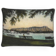 Load image into Gallery viewer, Hawaii Oahu Honolulu Waikiki Beach Luxury Pillow
