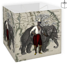 Load image into Gallery viewer, Asia Traditional Thai-Siamese Man/Elephant Lamp Shade
